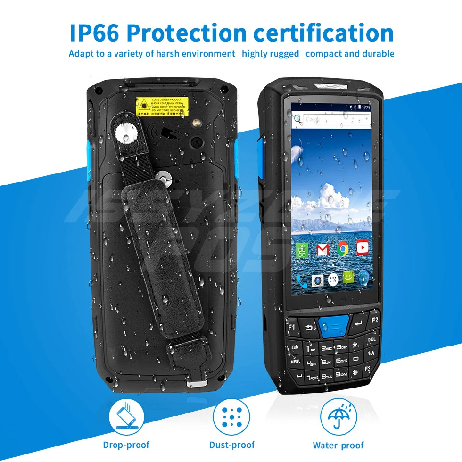 ISSYZONEPOS ручной КПК Android 8,1 сканер штрих-кода 1D 2D считыватель штрих-кода коллектор данных POS терминал склад КПК