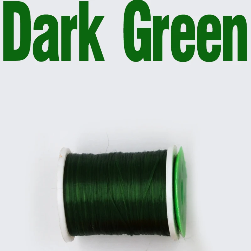 Dark Green 1spool MNFT 8 цветов катушки мухобойка нить материал хлопок нить линия стартер широко используется в мухах тело мухобойка Материал s - Цвет: Dark Green 1spool