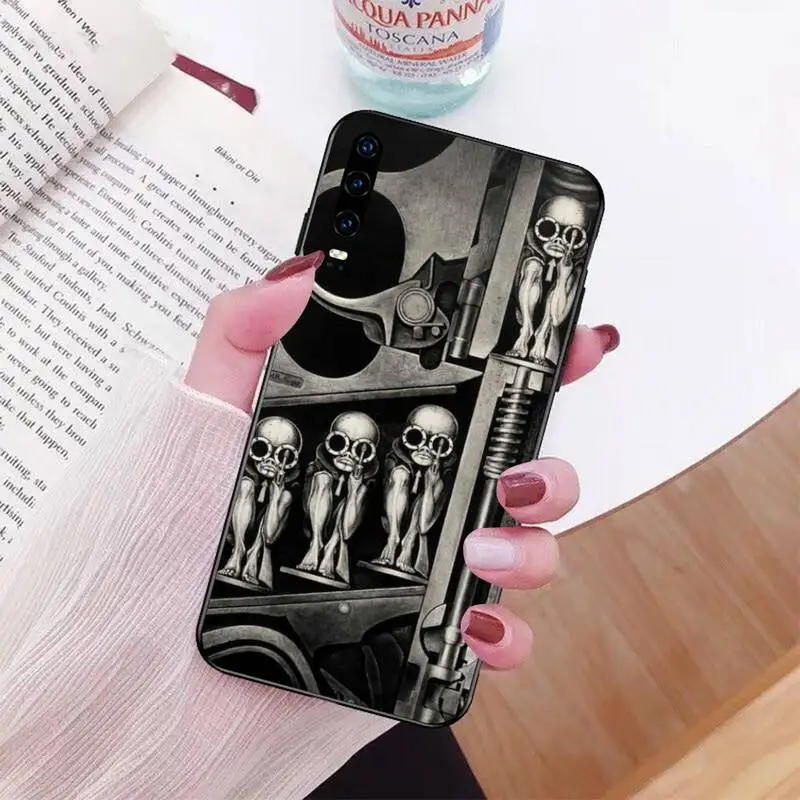 Чехол HPCHCJHM Hr Giger Li II черный мягкий чехол для телефона Huawei Honor 20 10 9 8 8x 8c 9x 7c 7a Lite view pro |