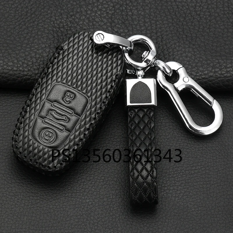 

Suitable for Audi A4l A3 A6 Q3 Q5l A6l A5 A4 Q5 car key cover leather shell buckle