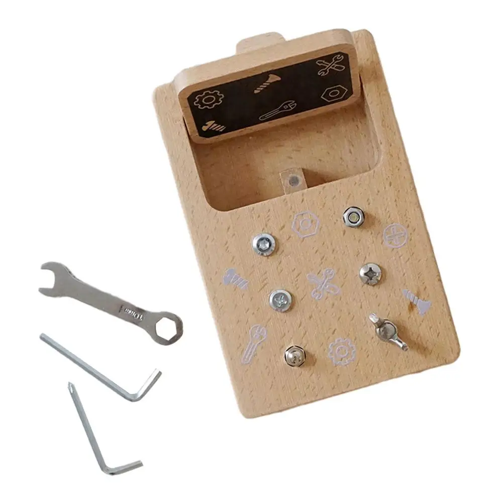 

Bolt Board Montessori Montessori Screwdriver Board Set Montessori Materials Basic Skills Educational Learning Toys Wooden