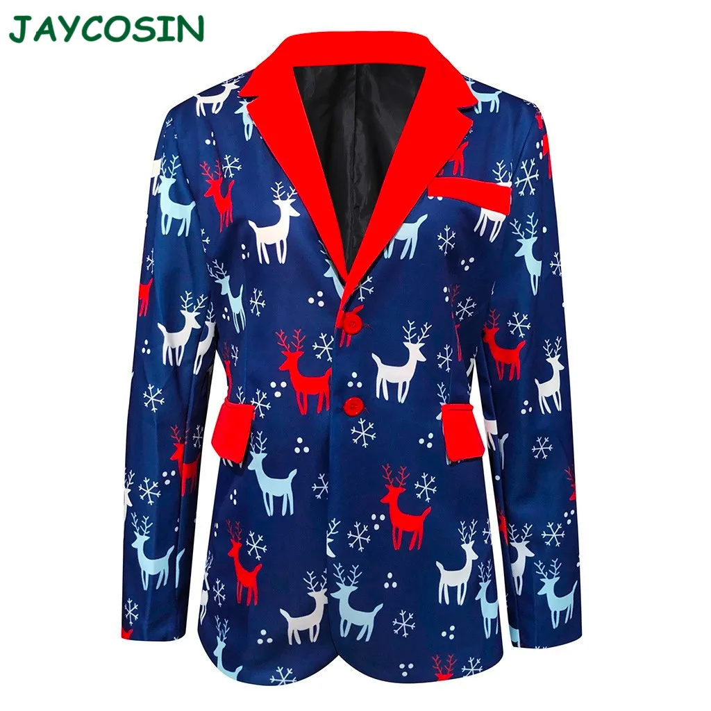 JAYCOSIN Мужская одежда 2019 длинный рукав Блейзер куртки пальто рубашка модная зимняя
