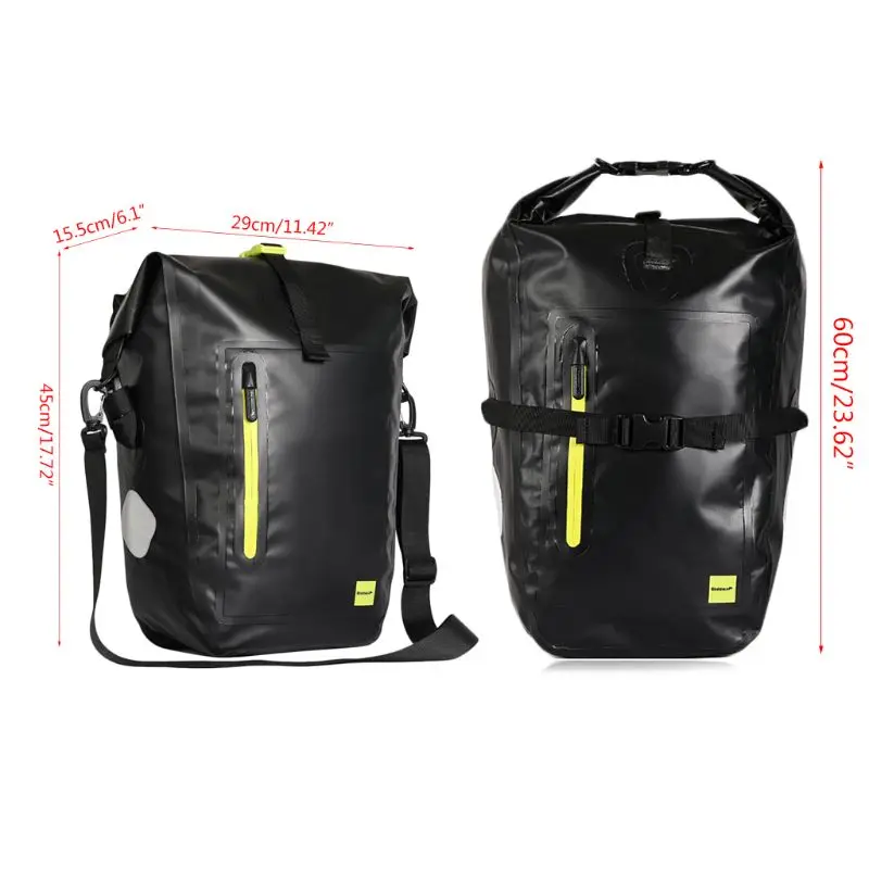

Rhinowalk Bike Pack Waterproof Bike Bag (for Bike Shelf Saddle Bag Shoulder Bag Laptop Shoulder Bag Laptop Shoulder Bag