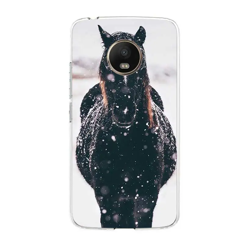 

God Horse Case Cover For Motorola G9 Play G9 Plus G7 Plus G8 Power Lite Soft Silicone Cases For Moto G5 G5S G6 E5 Back Cover She