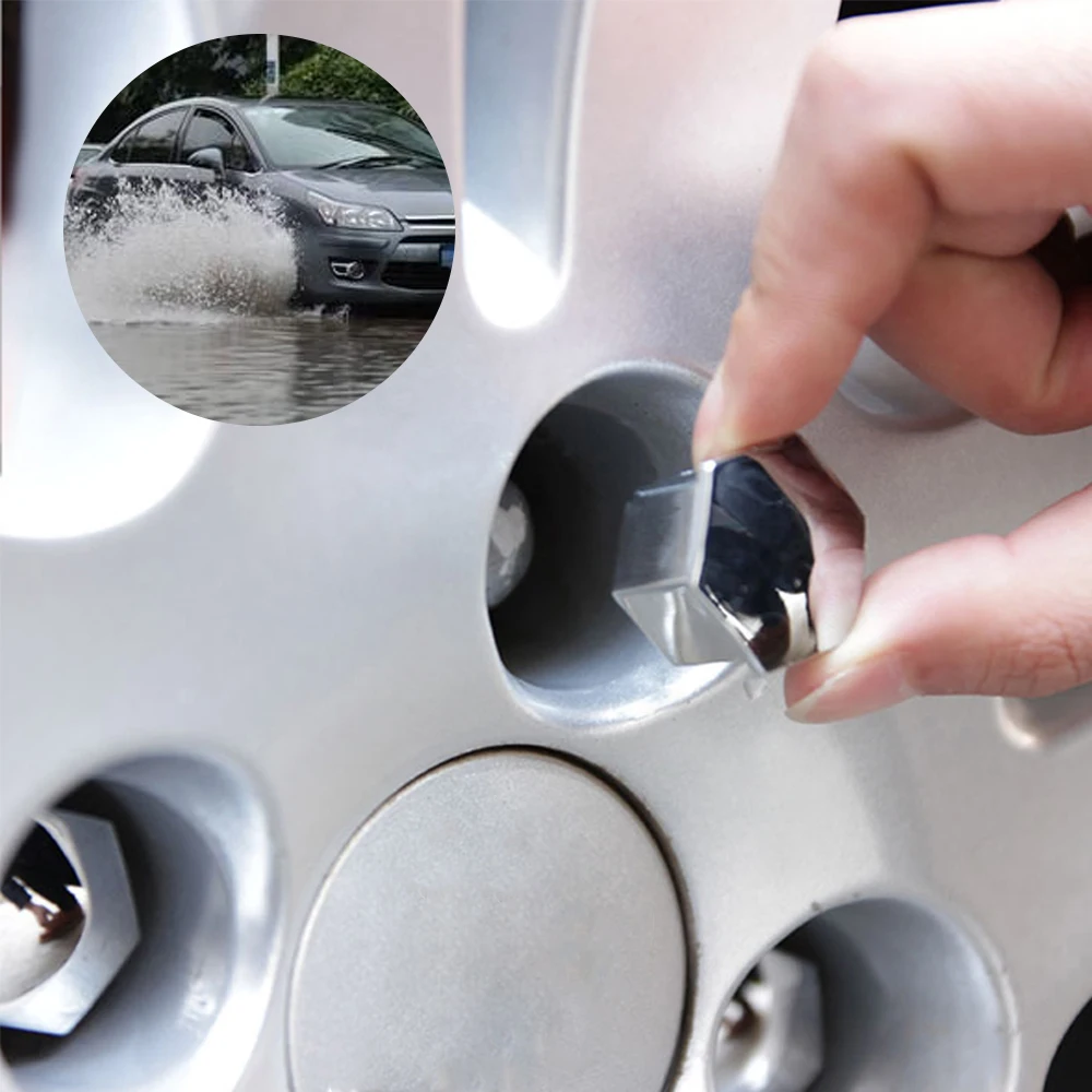 17 мм/19 мм внешней отделки колпачки на Колесные гайки автомобиля Авто