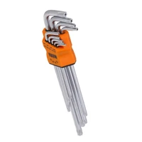 9pcsset torx key set l type high hardness extra long arm anti rust star keys wrench for autos