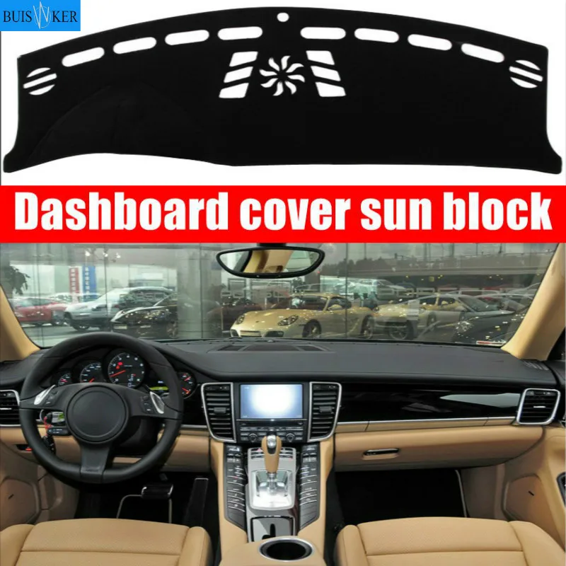 

Car Dashboard Cover Sun Shade Non-slip Dash Mat Pad Carpet Car Stickers Interior Accessories For Porsche panamera 2010 2011-2016