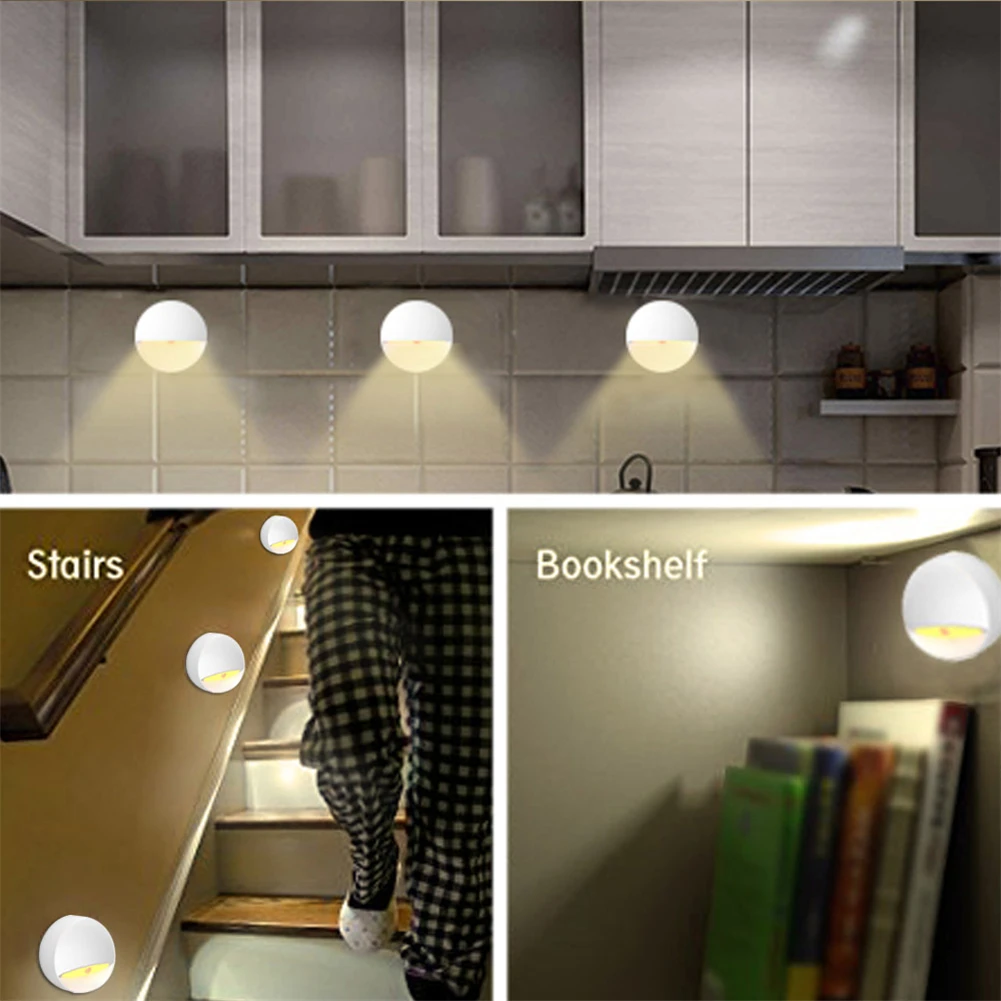 Светодиодный ночсветильник с датчиком движения декоративная настенная лампа