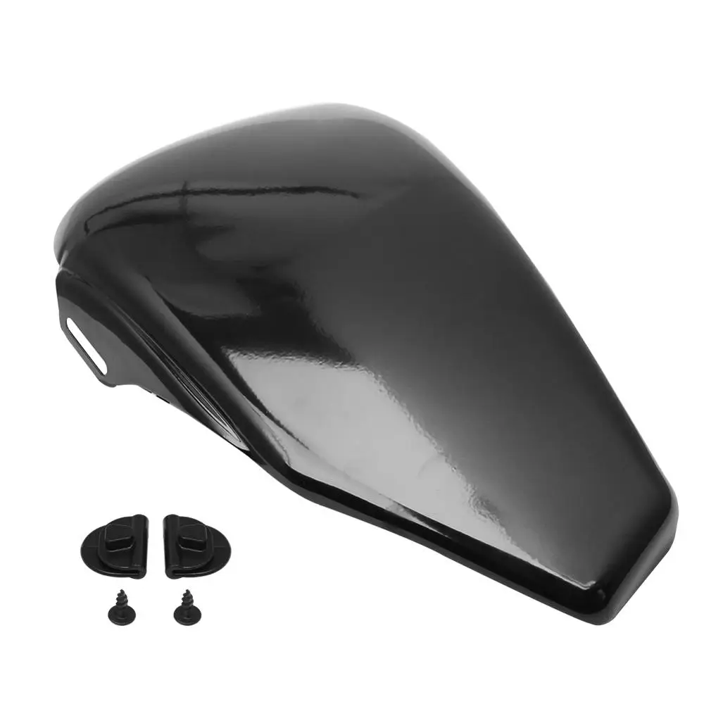 Черная обтекатель для мотоцикла Cafe Racer с левой батареей в стиле ретро масляный