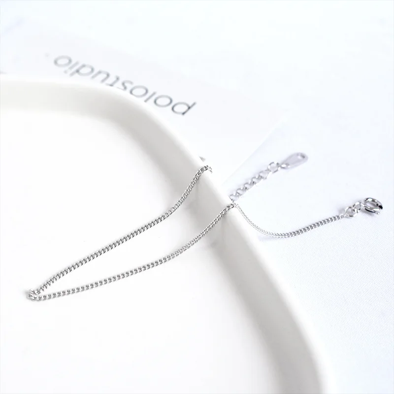 Женский минималистичный браслет ElfoPlataSi изящное ювелирное изделие из 100% серебра