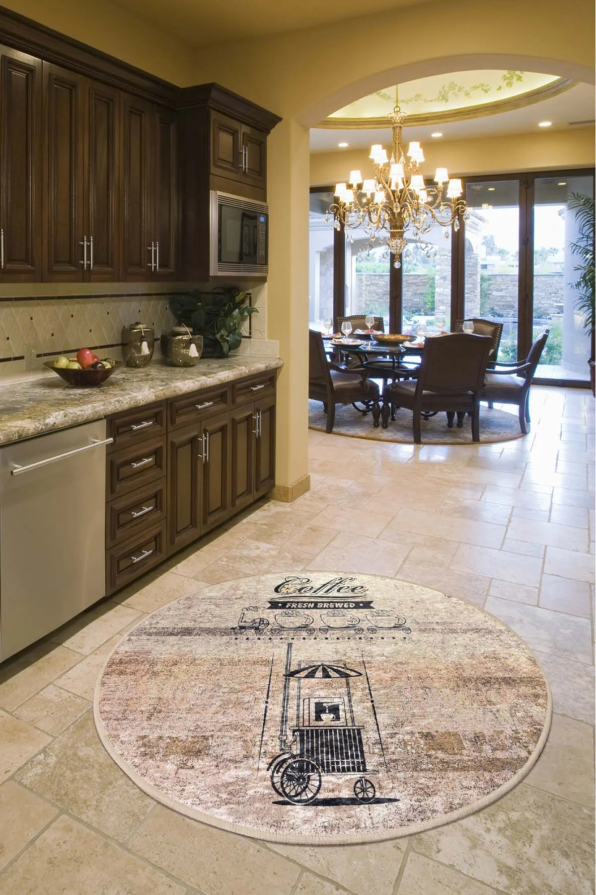 

Кофейный магазин, набивные коврики для кухонной мебели, нескользящая подошва, ковер для гостиной, обеденной комнаты, современный ковер