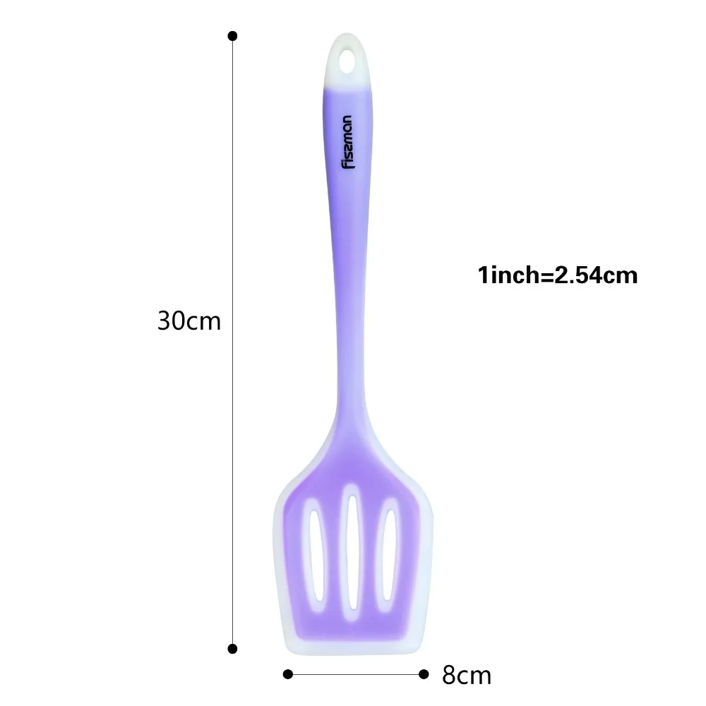 Fissman силиконовый щелевой Тернер с длинной ручкой кухонный Accessories-1pcs