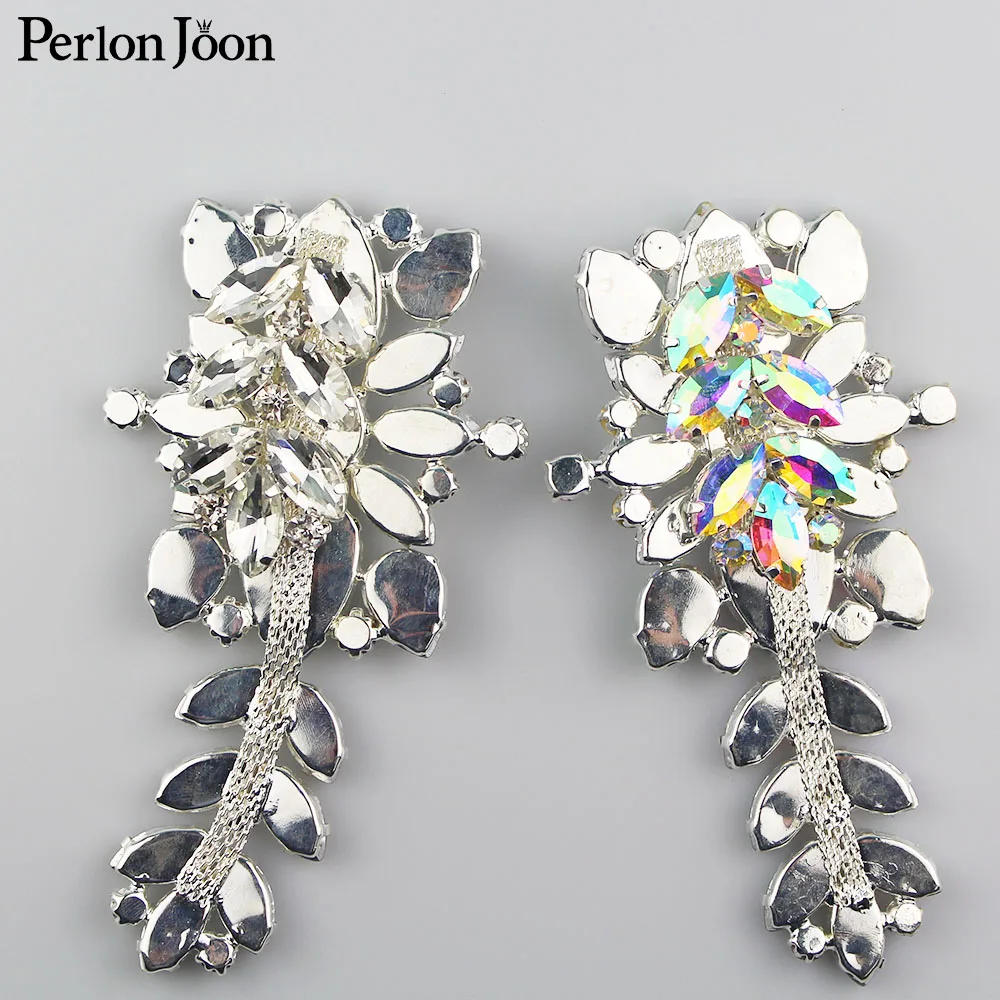 1 шт. кристаллические стеклянные длинные Стразы Ab используемые в рукавах талии