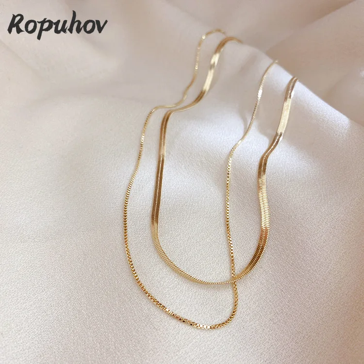 Ropuhov 2021 новый корейский модный подарок для женщин роскошное простое Стильное