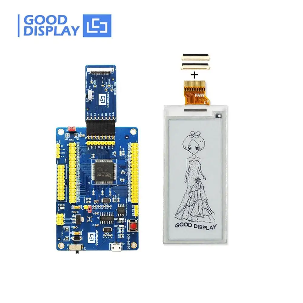 2,9 дюймовый дисплей eink epaper 296x128 точек с набором для разработки