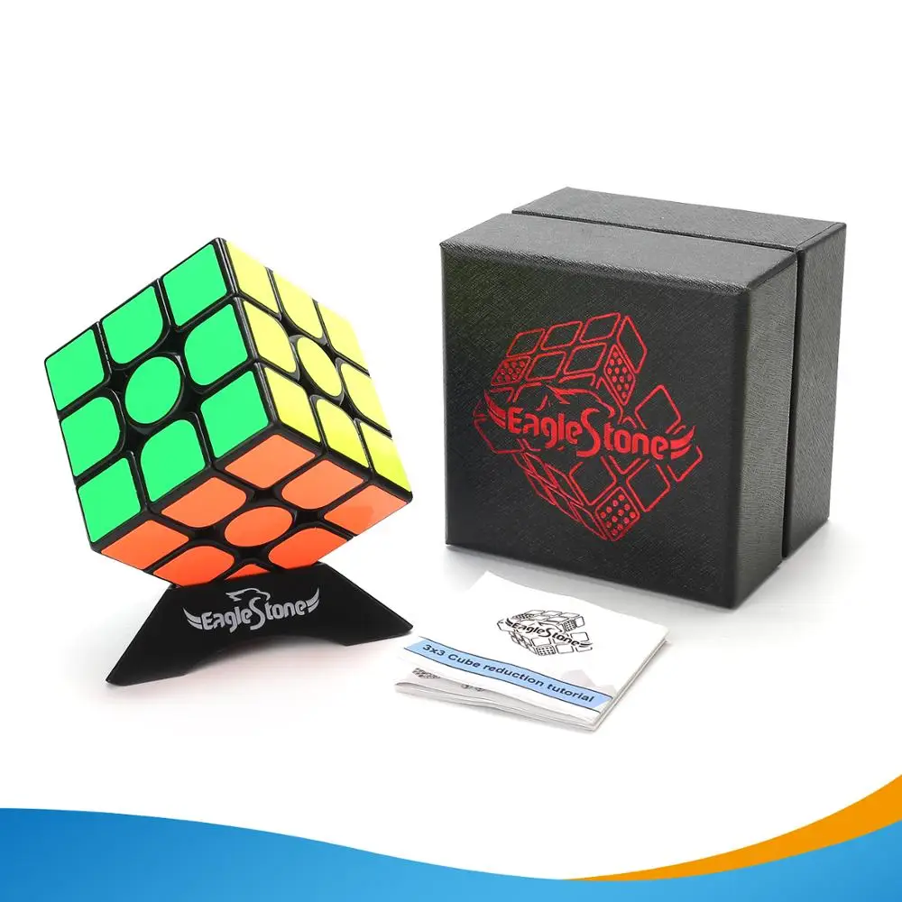 

EagleStone Speed Cube Set of Pyramid Stickerless Magic Cube Bundle Educational Puzzle Cube Toys for Kids & Adults