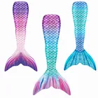 Новинка 2020! Хвосты маленькой русалки, купальник с моноластами для детей и взрослых, летний купальник, костюм русалки