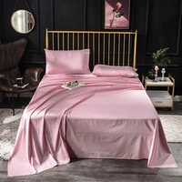 juwensilk 600tc egyptian cotton luxury solid color bed sheet bedsheet flat sheet linens bedding sheets pillowcase soft warm