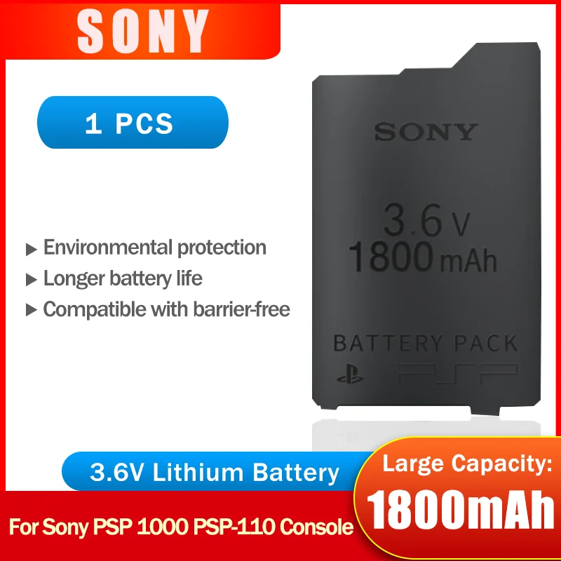 Оригинальная литий-ионная аккумуляторная батарея Sony 3 6 В 1800 мАч 1 шт. для