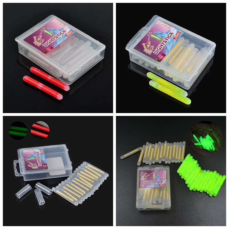 15 шт. открытый Портативный светящиеся рыболовные Флуоресцентный светильник