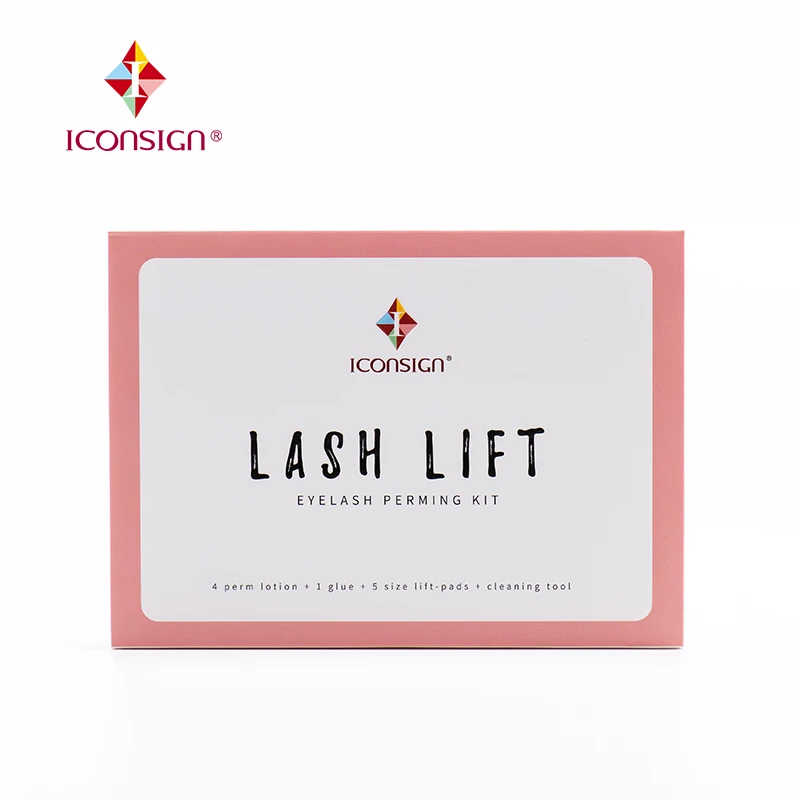 ICONSIGN Профессиональный 1 Комплект ресницы подтяжки Перми комплект салон красоты Лосьон для наращивания ресниц питательные щипцы для завивки