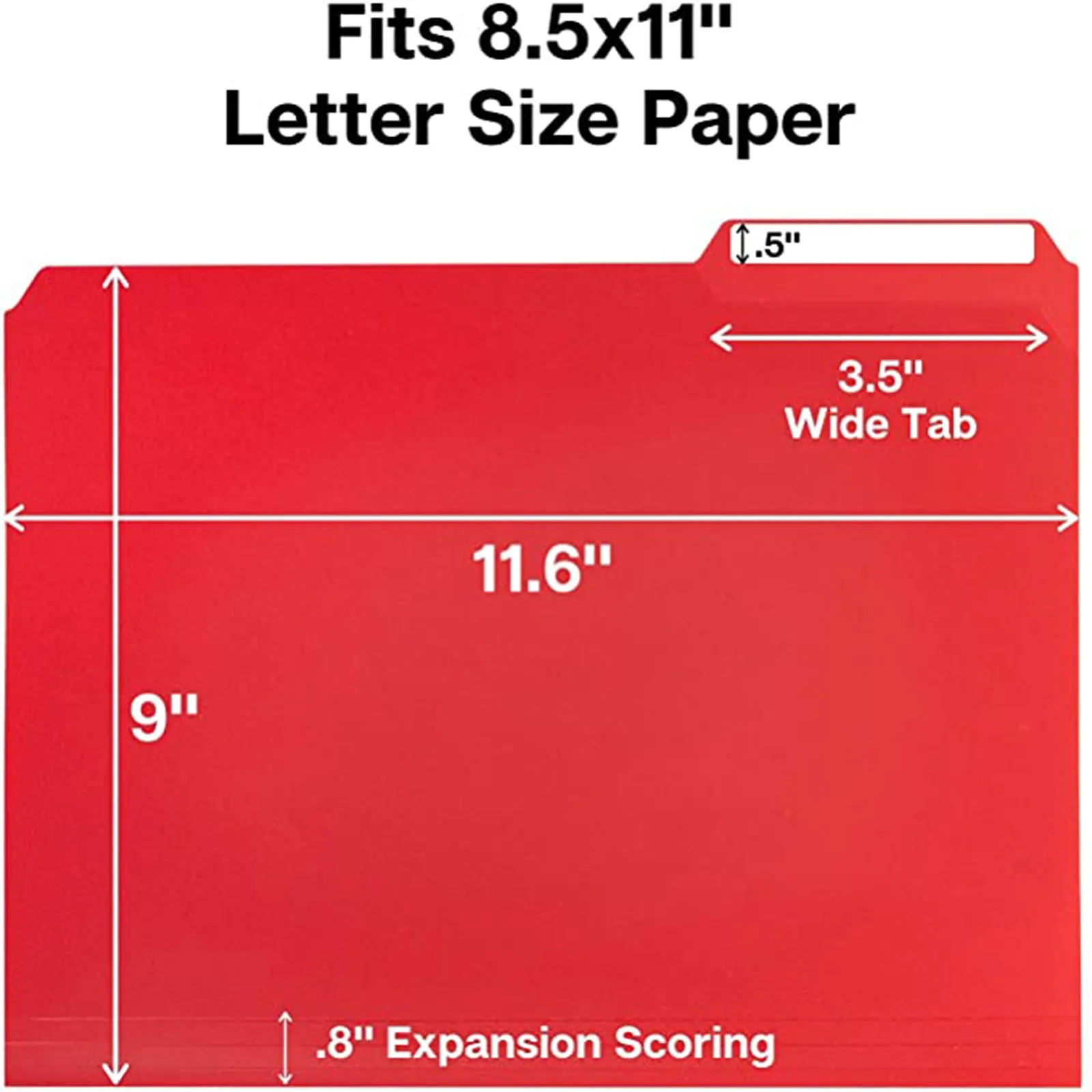 

15PCS File Folder 1/3 Cut Tab Letter Size Great for Organizing Easy File Storage For Office Classroom High Quality Folders