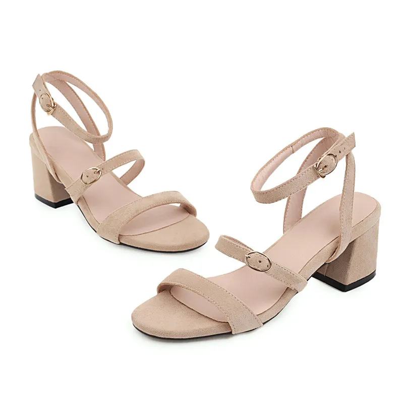 ANNYMOLI/обувь на высоком каблуке с ремешком щиколотке Женские сандалии Обувь