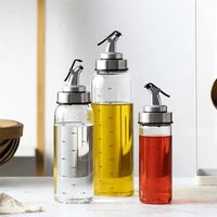 cooking seasoning oil bottle sauce bottle glass storage bottles for oil and vinegar creative oil dispenser for kitchen