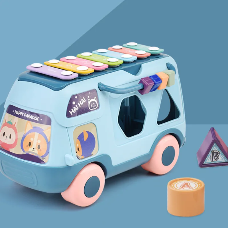 

Musical Car Block Toys Cars Building Blocks Educational Kids Blocks Early Learning Toys Gifts For Kids