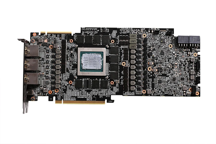 Курган водного блока использовать для GIGABYTE RTX2080Ti AORUS XTREME 11 г/2070 AORUS XTREME 8 г/Поддержка оригинальной задней панели 5 в 3PIN разъем RGB