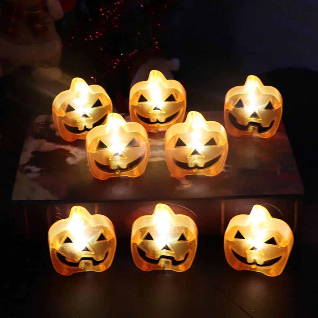 Тыква ночник светодиодный настенный светильник Хэллоуин Декор вечерние магазин