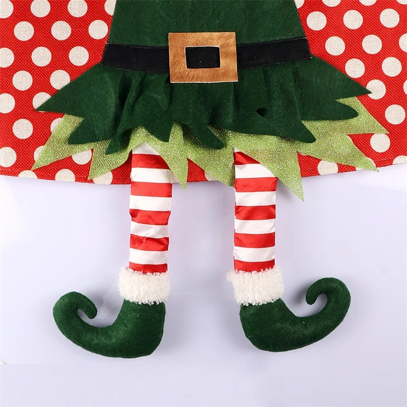 

Christmas Elf Tree Skirt Ring Christmas Tree Bottom Decoration Christmas Tree New Year Home Decoration Tool Merry Xmas
