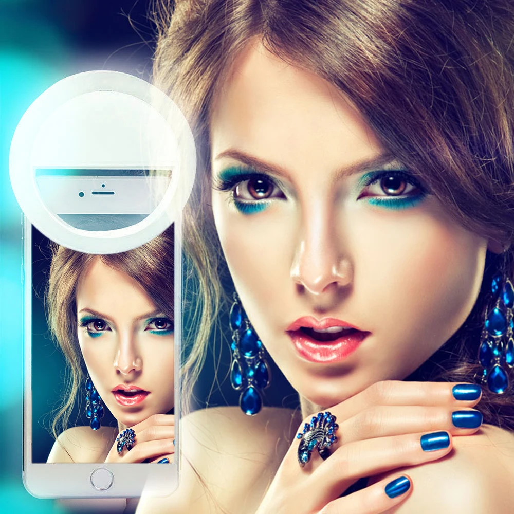 Светодиодсветильник кольцо для селфи с зарядкой от USB | Лампы и освещение