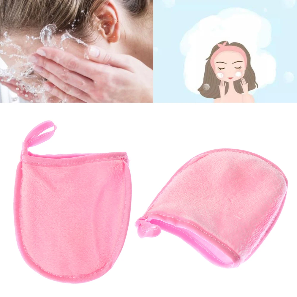 1 pcs Reusable Microfiber Facial Cloth Face Towel Makeup Remover Cleansing Glove Tool Beauty Care Dropship | Красота и здоровье