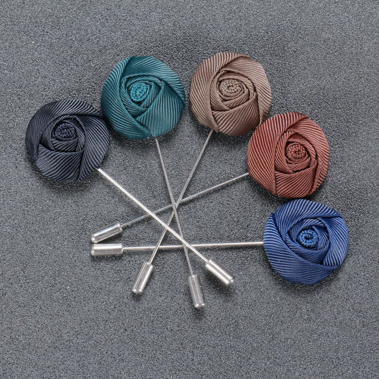 Linbaiway классические мужские броши Цветочный отворот булавка для мужчин костюм