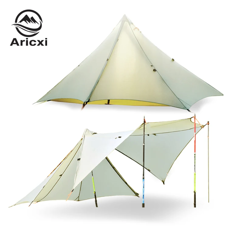 Ультралегкая туристическая палатка ARICXI на 2 человек 20D нейлоновая двухсторонняя