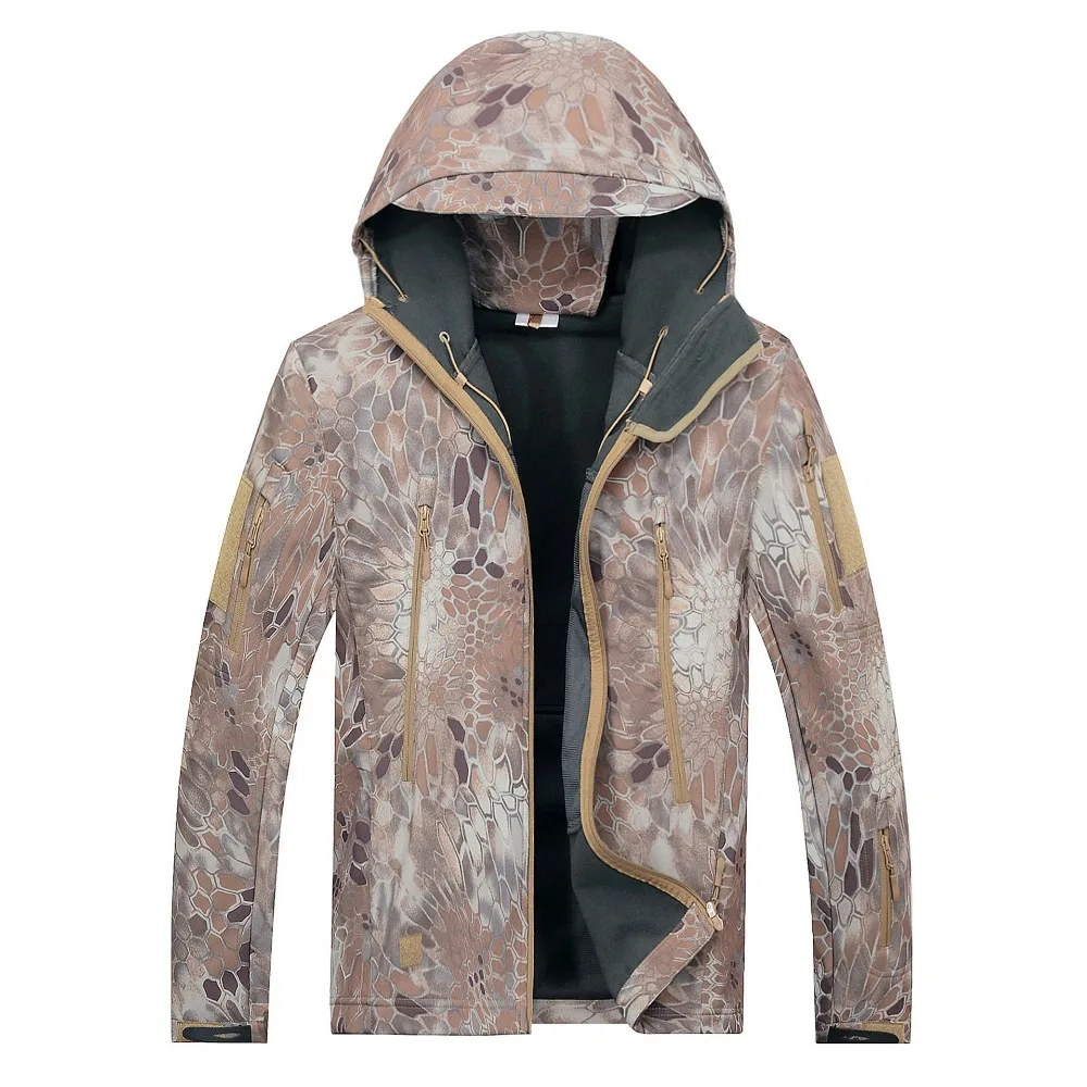 Мужская Военная тактическая куртка водонепроницаемая камуфляжная армейская
