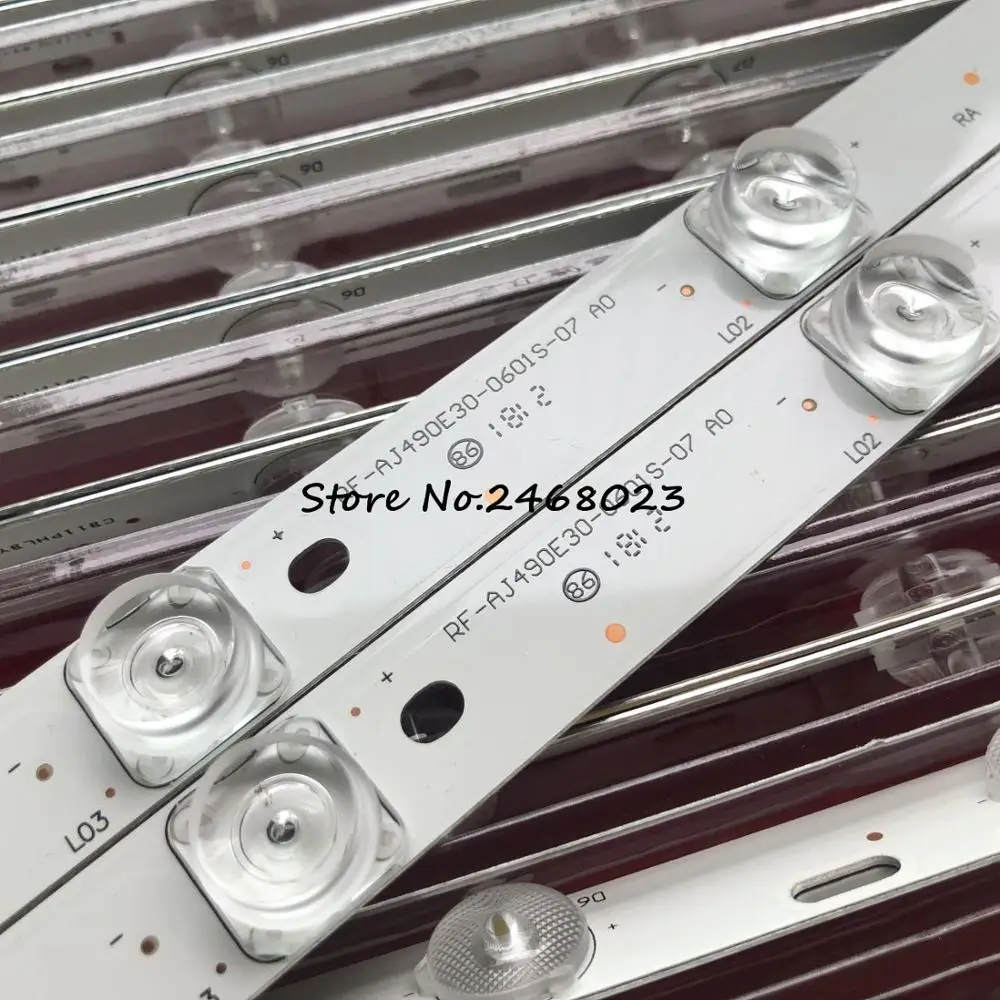 493mm10pcs светодиодный Подсветка полосы 6 лампы для Sharp 49 дюймов ТВ RF-AJ490E30-0601S-07 A0