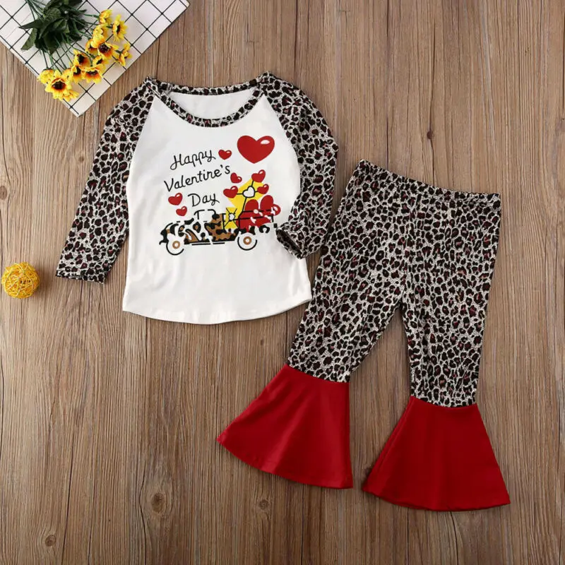 Новинка весны 2020 одежда для маленьких девочек футболка с леопардовым принтом на