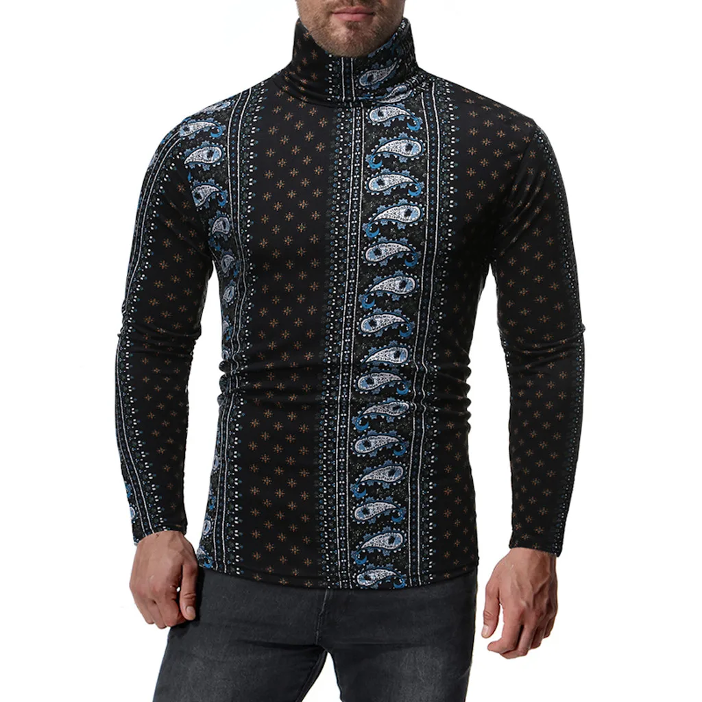 Мужской трикотажный пуловер с длинным рукавом круглым вырезом|Джемперы| |