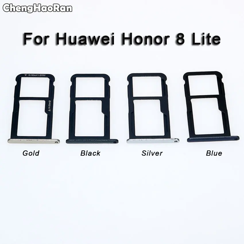 Лоток для SIM-карты ChengHaoRan Huawei Honor 8/8 Lite/Note 8 лоток держатель слот Nano карты адаптер