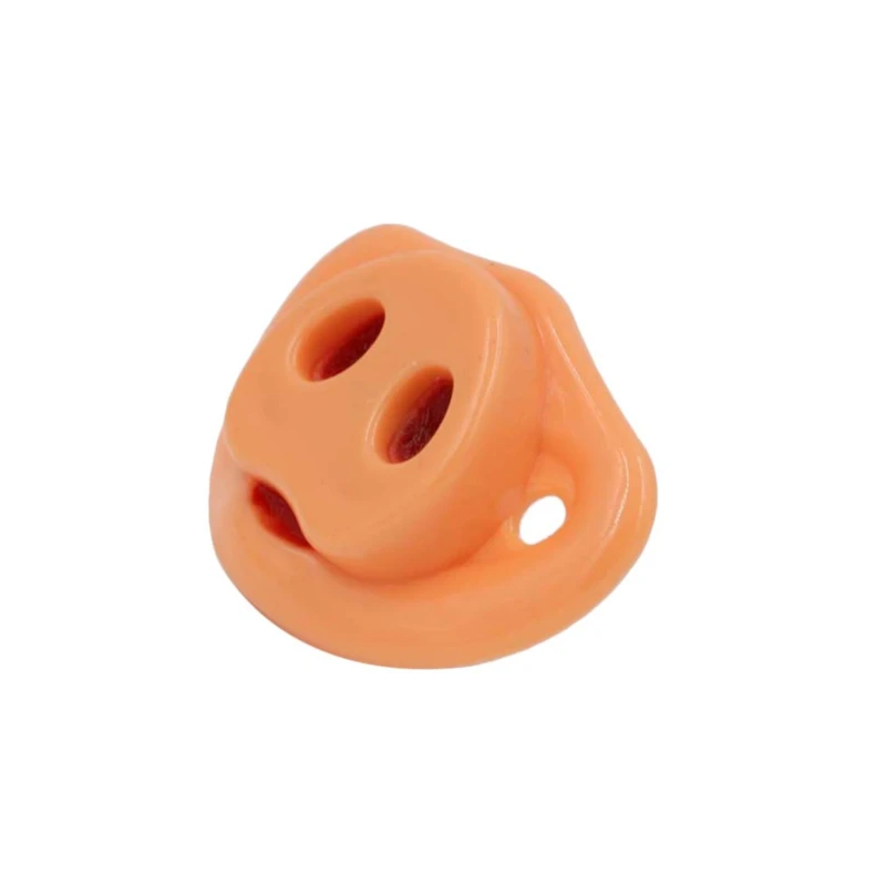 

Baby Appease Pacifier Orange Pig Nose Cute Funny Relaxed Appease Pacifier High Quality Safety Rest Assured Appease Pacifiers