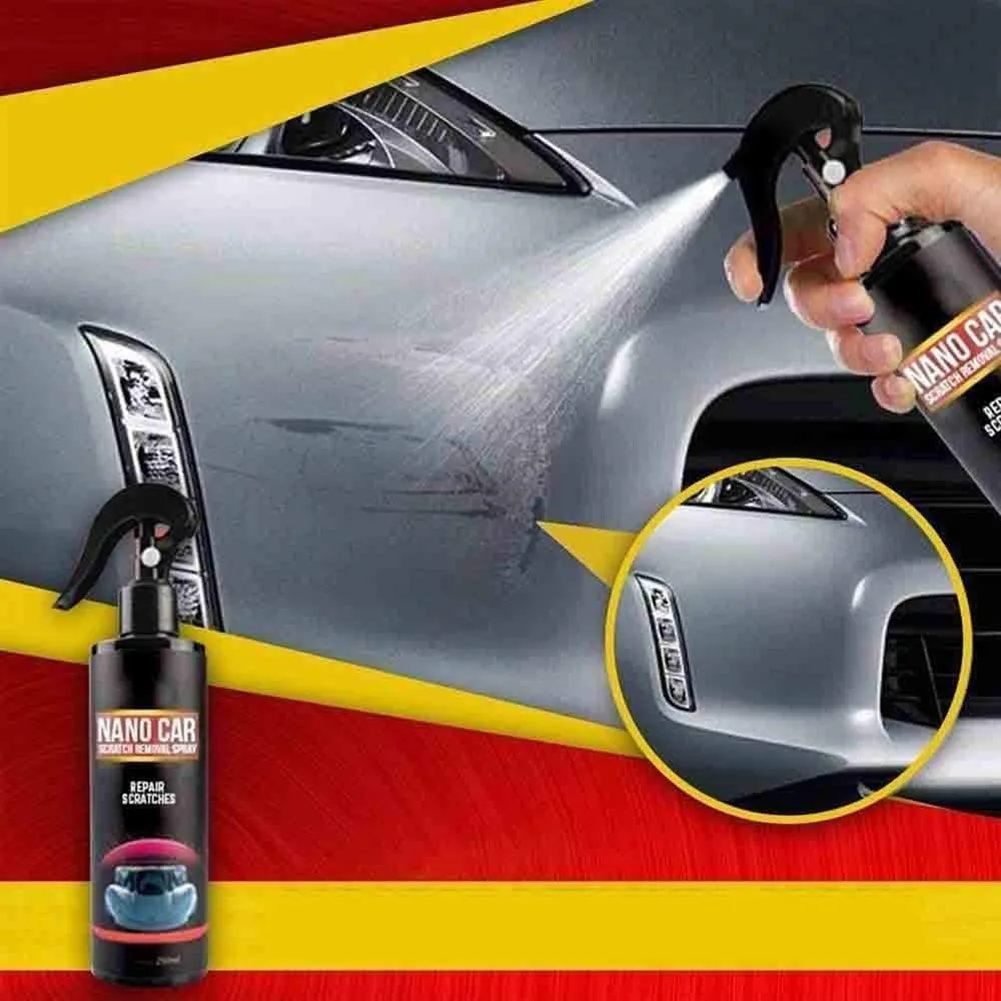 

250ML Car Nano Scratch Removal Scratch Repair Spray Hydrophobic Auto Paint Repellent Repair Remover Polish Coating Agent Liquid