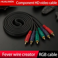 3rca to 3 rca male to male audio cable rca composite video cable for home theater dvd tv amplifier televisions projectors