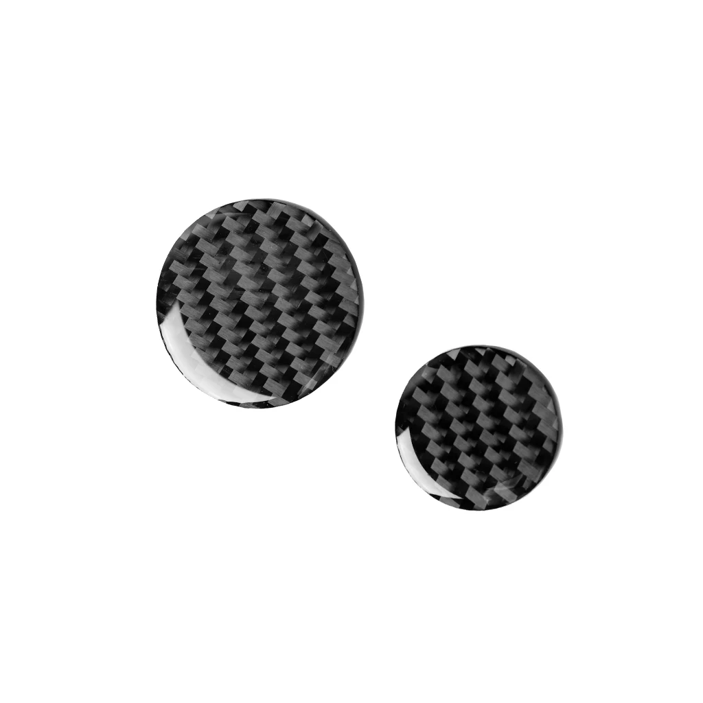 

Carbon fiber stickers are for mini Cooper F55 F56 multimedia knob auto parts solid color interior