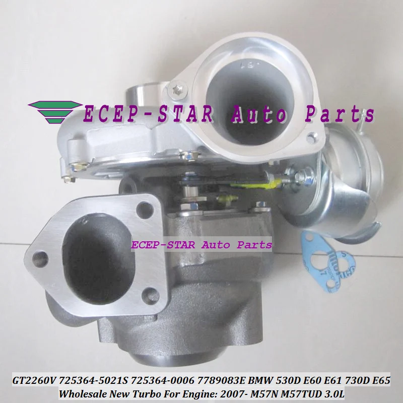 GT2260V 725364 0007 11657789083H 1165778908G Turbo для BMW 530D E60 E61 730D E65 2007 M57N M57TUD M57DTUE65 3.0L 218HP|turbo shoes|turbo