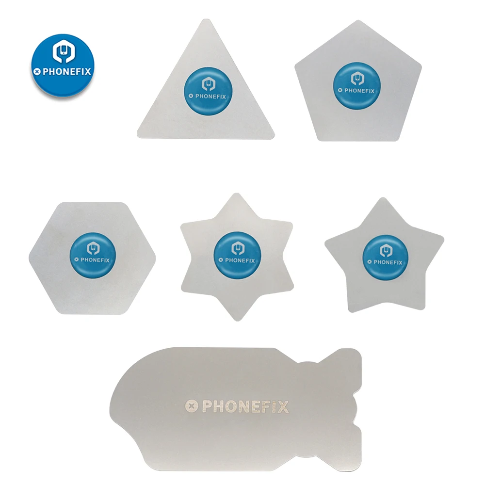 

PHONEFIX Thin Stainless Steel Smartphone Opening Tools Kit Multi Type Thin Pry Blade for Cellphone LCD Screen Opening