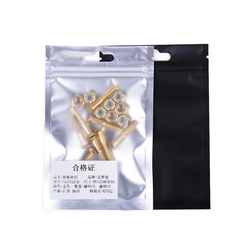 

16Pcs/set High Hardness Replacement Screws+nuts Four-wheeled Skateboard Accessories Longboard Kit M5*25mm/28mm/30mm