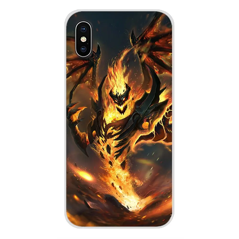 Shadow Fiend Dota 2 аксессуары для телефона Чехлы Apple iPhone X XR XS 11Pro MAX 4S 5S 5C SE 6S 7 8 Plus ipod 5 6 |