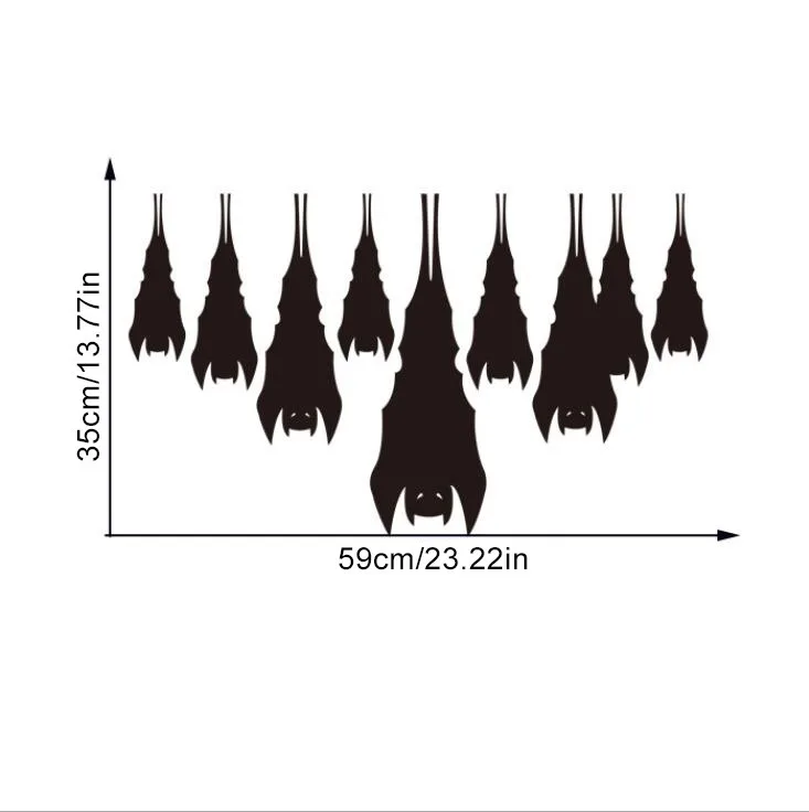 1 шт. наклейки на стену летучая мышь | Дом и сад
